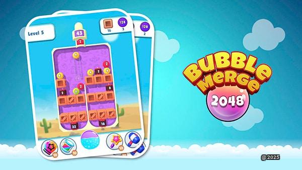 Bubble Merge 2048