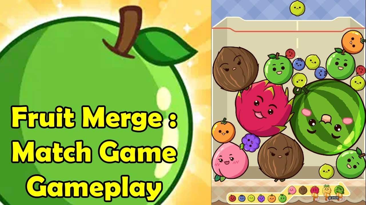 Fruit Merge Match Game