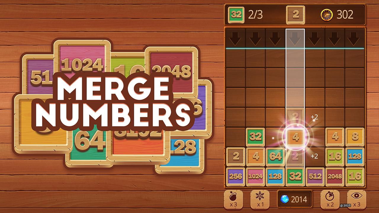 Merge Numbers Wooden Edition